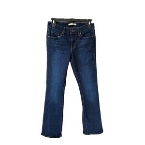Levi's Classic Bootcut Jeans Womens 2 DarkWash Denim Low Rise 26x32